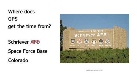 Schriever space force base entrance sign