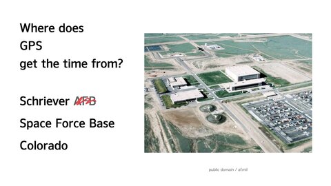 Schriever space force base aerial photo