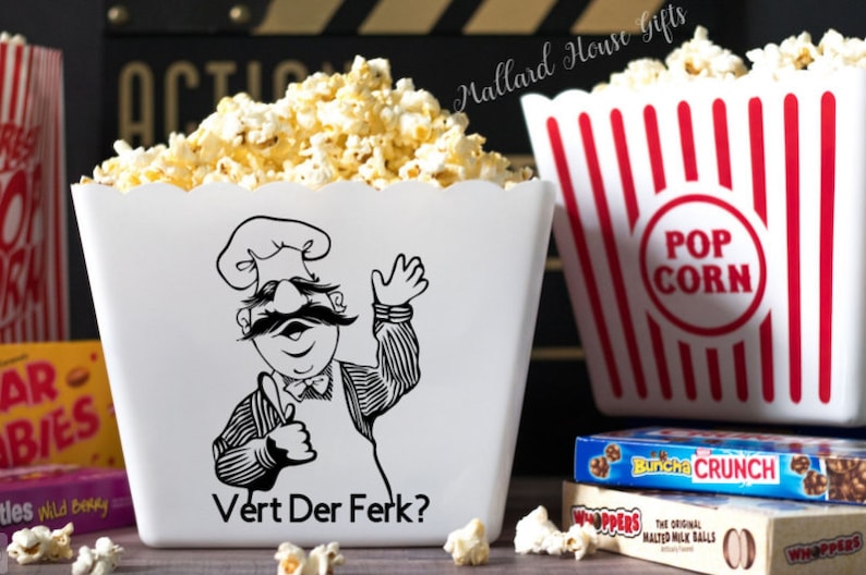 Swedish Chef popcorn bucket